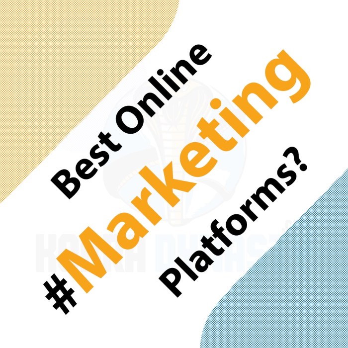 Online marketing platforms