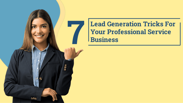 Lead generation for service companies