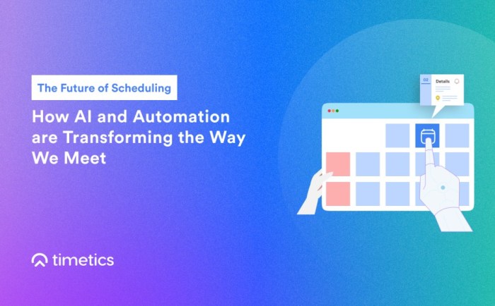 Intelligent scheduling with AI