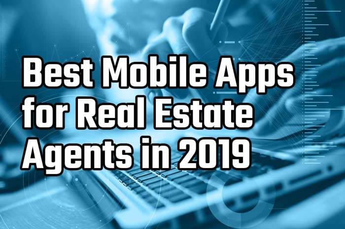 Mobile apps for real estate agents