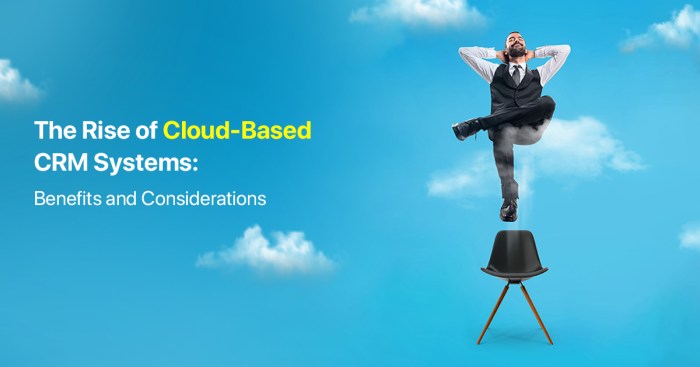 Cloud-based CRM systems