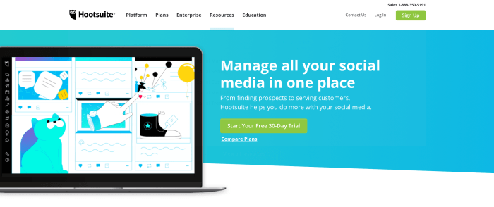 Social media management tools