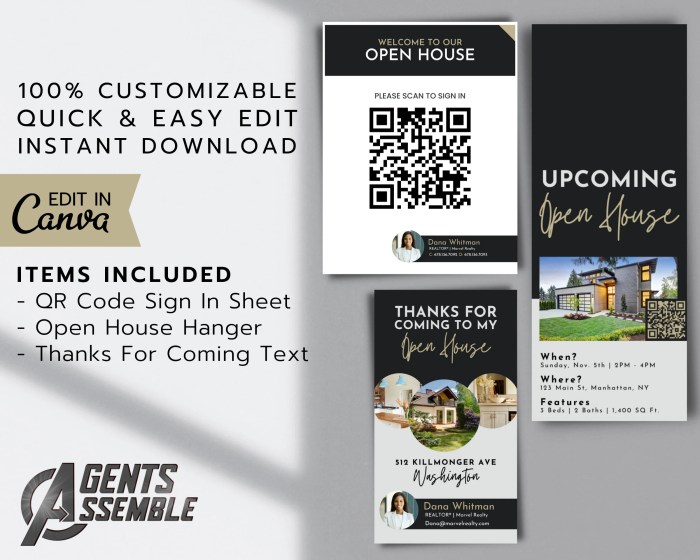 Open house marketing tools