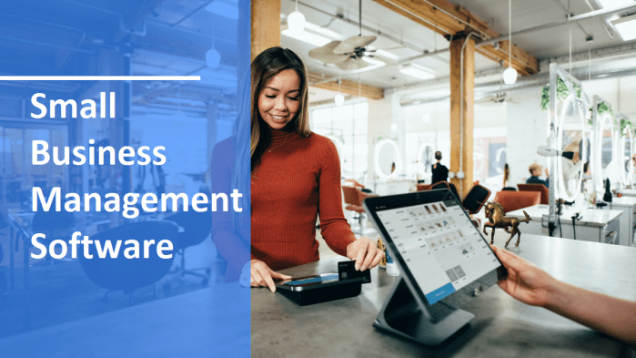Small business management software