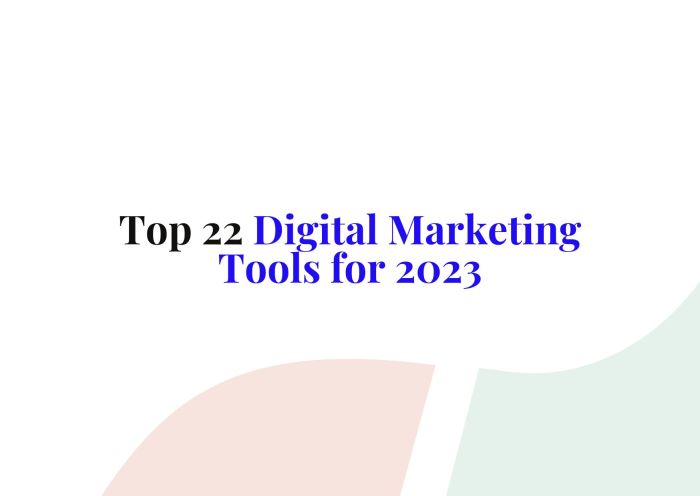 Best digital marketing tools 2025